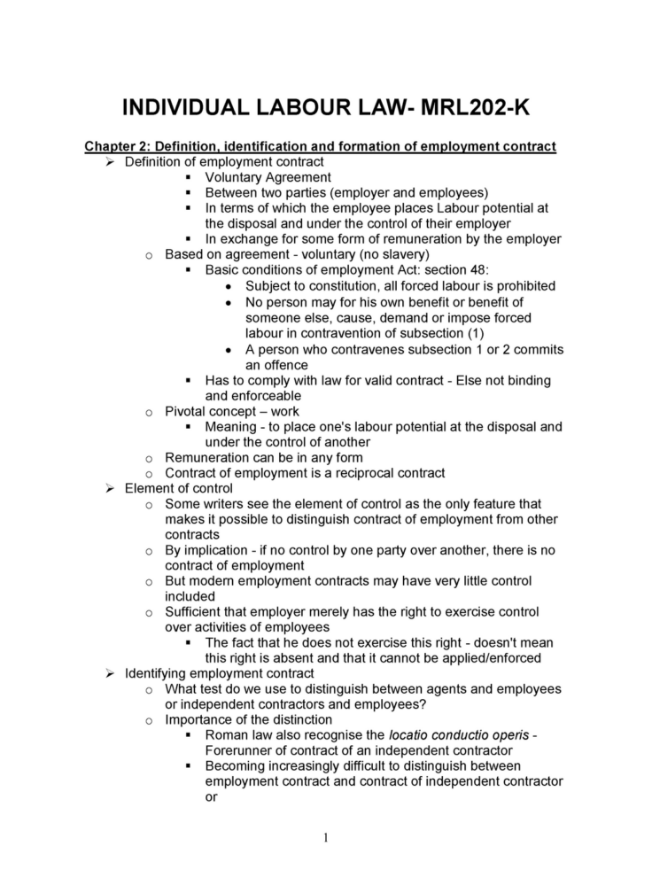 Labour law book part 1  labor law part1 notes summaryfor industrial