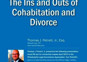 The Ins and Outs of Cohabitation  Divorce Law  PDF