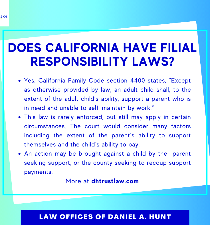 Understanding Filial Responsibility Laws in California