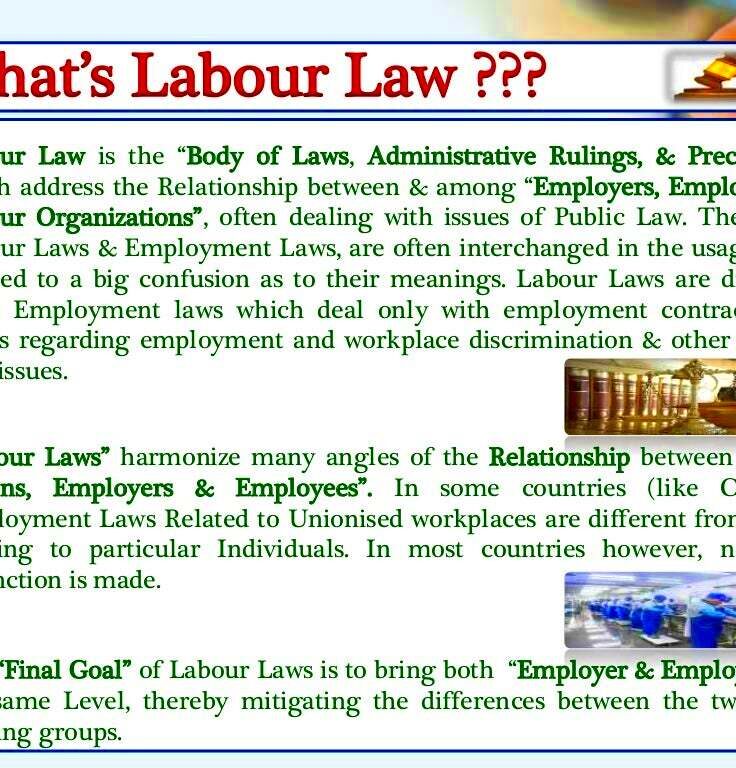 PPT on Labour Laws in India