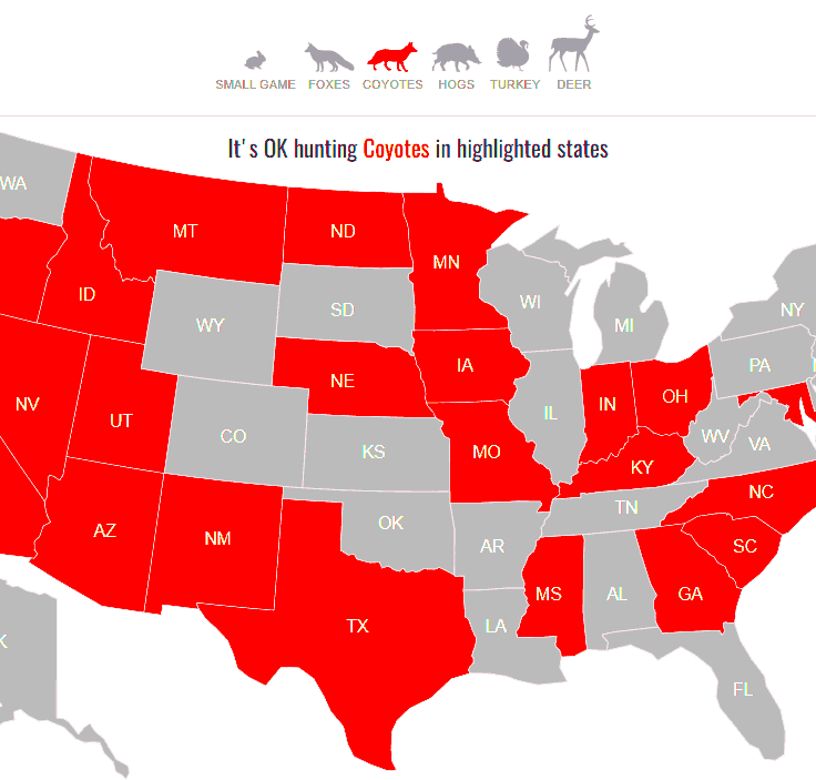 Airgun Hunting Laws by State  Legal Hunting  Pyramyd Air