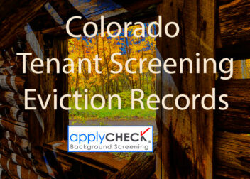 Colorado Tenant Screening and Eviction Records  Applycheck