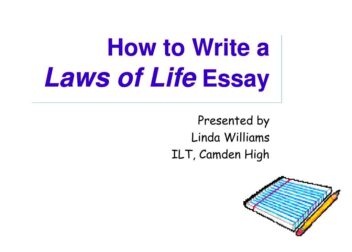 PPT  How to Write a Laws of Life Essay PowerPoint Presentation free