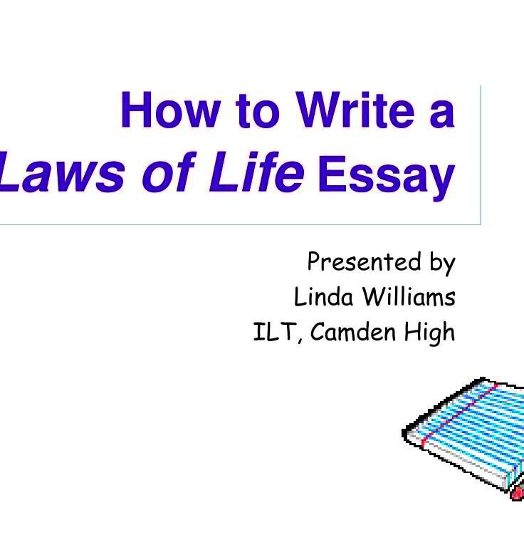 PPT  How to Write a Laws of Life Essay PowerPoint Presentation free