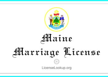 Maine Marriage license  What You need to get started license Maine