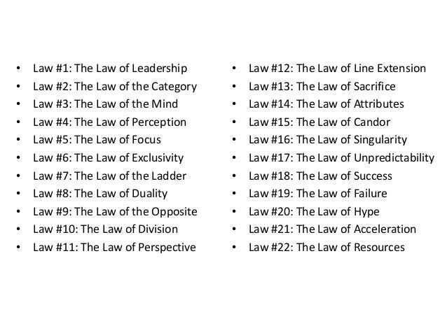 The 22 immutable laws of marketing editions  mapledaser