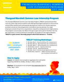 Thurgood Marshall Summer Law Internship Program  New York City Bar