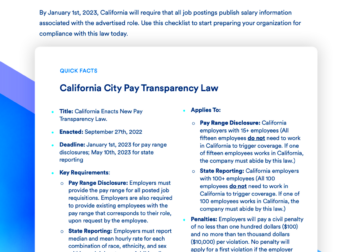 California Pay Transparency Law  Assemble