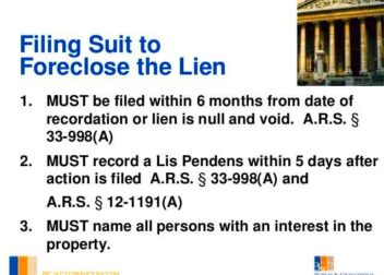 Arizona Lien Law