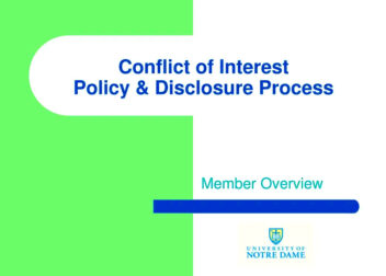 PPT  Conflict of Interest Policy  Disclosure Process PowerPoint