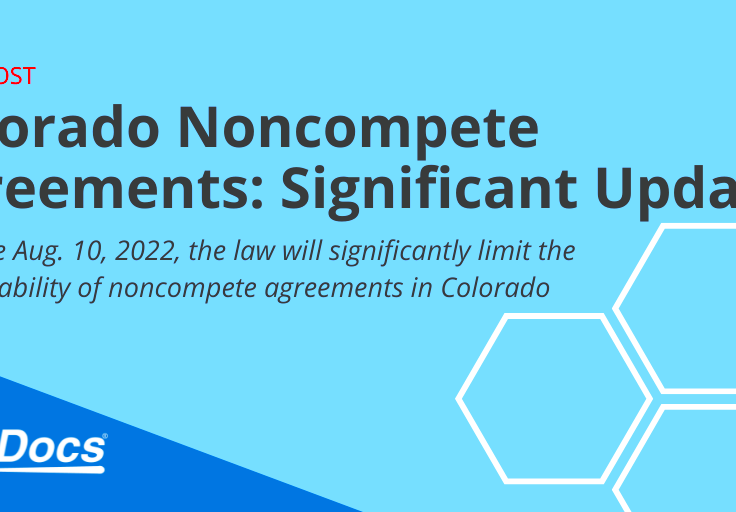 Colorado Noncompete Agreements Significant Updates  GovDocs