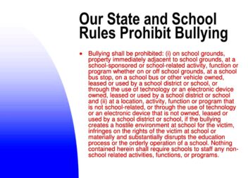 PPT  AntiBullying Law PowerPoint Presentation free download  ID9071050