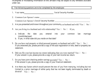 Kansas Affidavit of Common Law Marriage  Fill Out Sign Online and