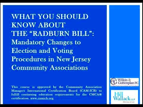 What You Should Know about the Radburn Bill Mandatory Changes to