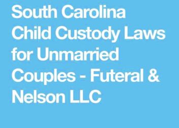 South Carolina Child Custody Laws for Unmarried Couples  Futeral