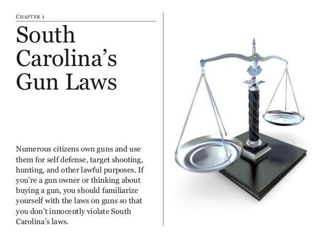 Gun Laws in South Carolina  Piecing It All Together