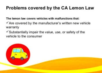 California lemon law