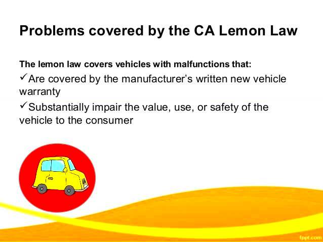 California lemon law