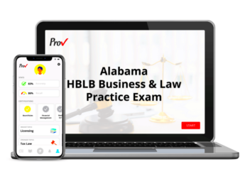 Alabama HBLB Business and Law  Digital Practice Exam  Prov