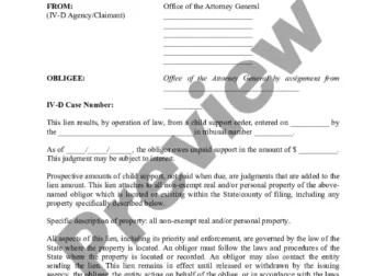 West Covina California Notice of Lien  Ca Notice Lien  US Legal Forms