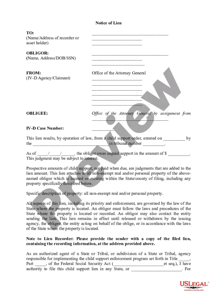 West Covina California Notice of Lien  Ca Notice Lien  US Legal Forms