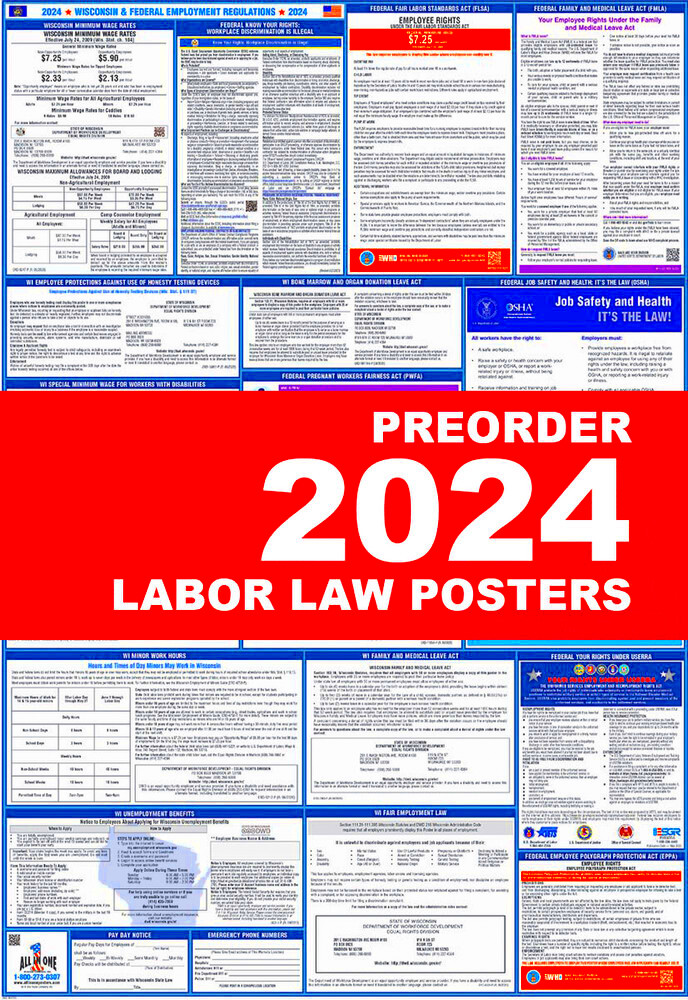 2024 Wisconsin  Federal Combination Poster  Vantaggio HR