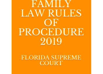 Florida Family Law Rules of Procedure 2019 Paperback  Walmartcom