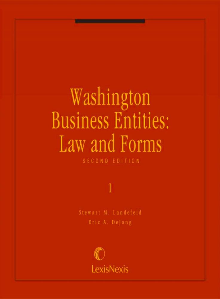 Washington Business Entities Law and Forms  LexisNexis Store