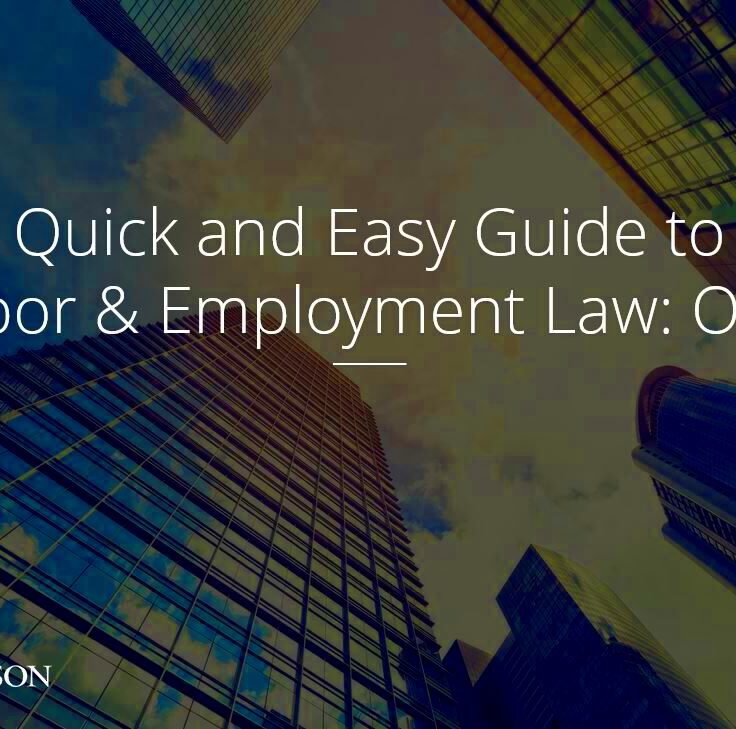 Quick and Easy Guide to Labor  Employment Law Ohio  Baker Donelson