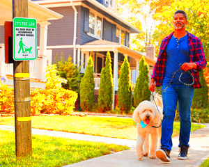 Dog Leash Signs By State  Dog Must Be on Leash Signs By State from 8