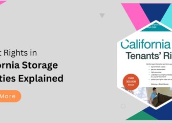 tenant rights in california storage facilities explained