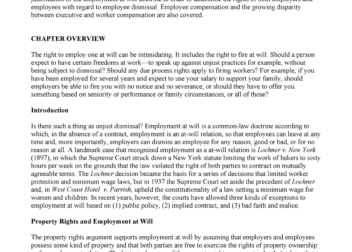 Employment Rights  NA  90 CHAPTER EIGHT EMPLOYMENT RIGHTS CHAPTER