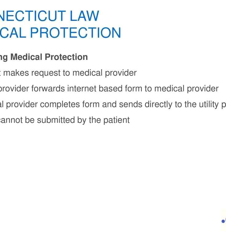 A Medical Providers Guide Utility Law in Connecticut  ppt download