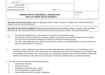 California termination checklist Fill out  sign online  DocHub