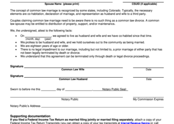 Kansas Common Law Marriage  Fill Online Printable Fillable Blank