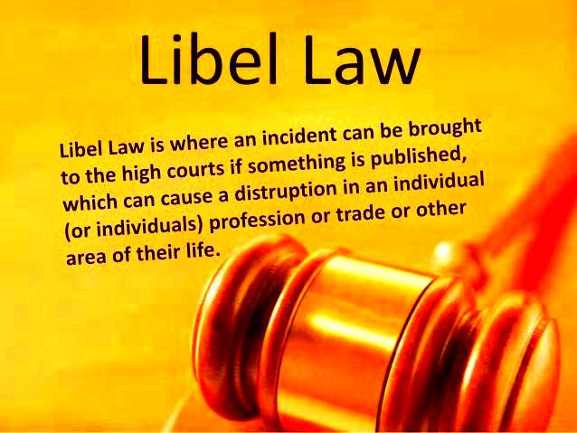 Libel law