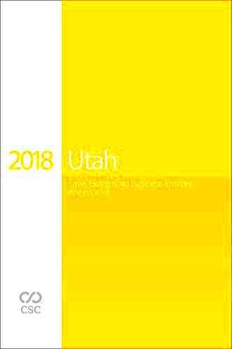 CSC Utah Laws Governing Business Entities by Corporation service