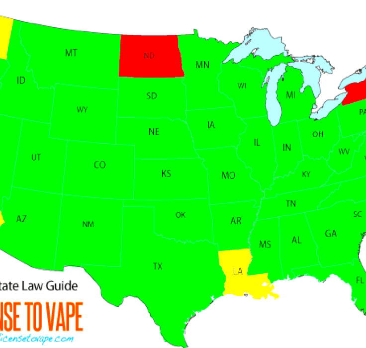 US Vaping  Ecig Laws State By State Guide of Regulations  Bans 2022