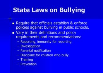 PPT  Bullying Policies and Prevention Efforts PowerPoint Presentation