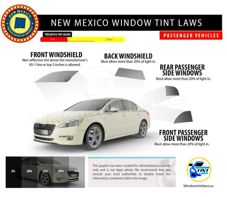 New Mexico Window Tint Laws 2023 Explained  Window Tint Experts