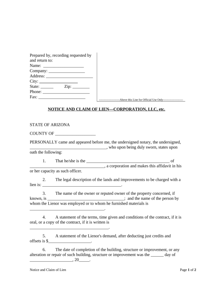 Arizona Liens Complete with ease  airSlate SignNow