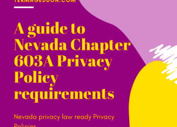 A guide to Nevada 603A Privacy Policy requirements  Termageddon