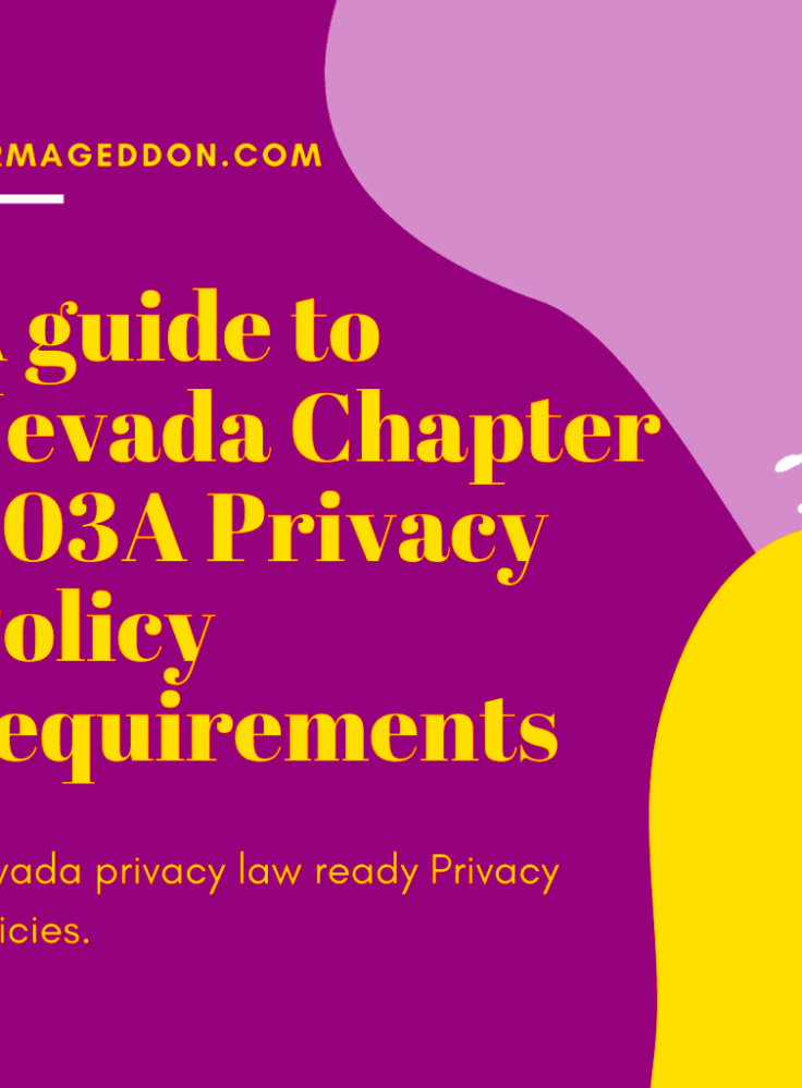 A guide to Nevada 603A Privacy Policy requirements  Termageddon