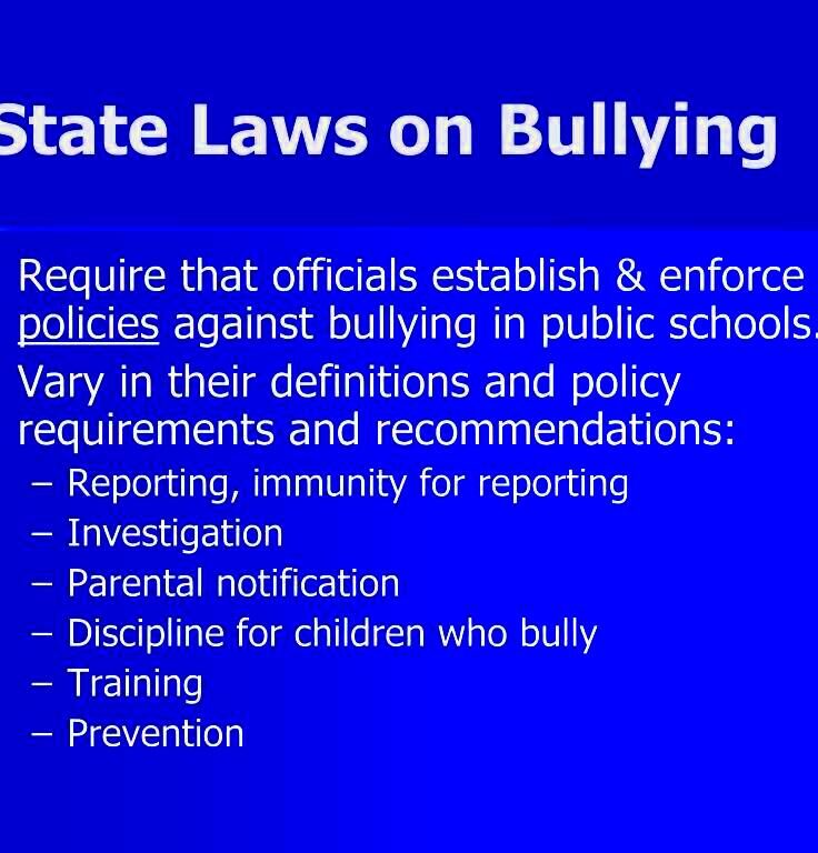 PPT  Bullying Policies and Prevention Efforts PowerPoint Presentation