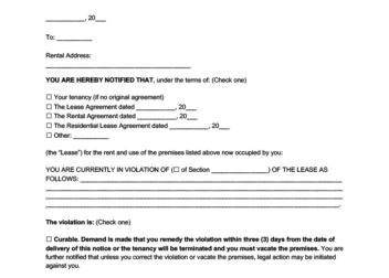 Free Colorado Eviction Notice Forms  PDF  Word Downloads