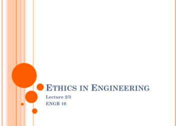 Ethics in Engineering