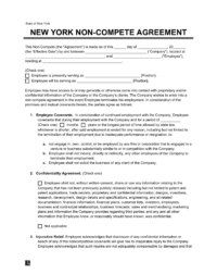 Free New York Employment Contract Templates  PDF  Word