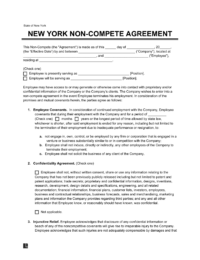 Free New York Employment Contract Templates  PDF  Word