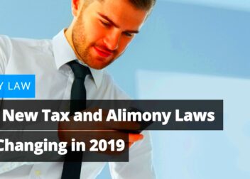 How New Tax and Alimony Laws are changing in 2019