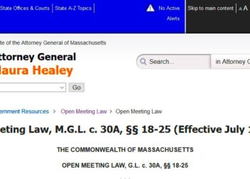 Why do Massachusetts municipalities make meeting transparency harder